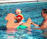 Pływąjaca zabawka na basen Kaczka