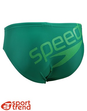 Speedo kąpielówki chłopięce Logo zielone
