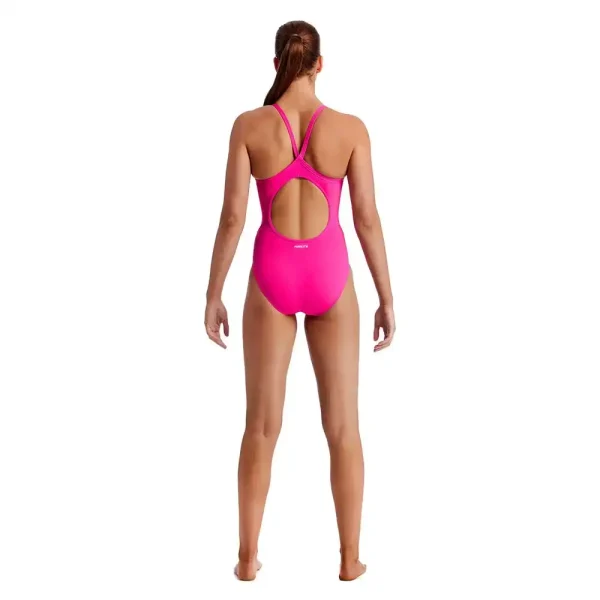 Funkita Diamond Back Strój kąpielowy still pink 2 Funkita kostium damski Still Pink