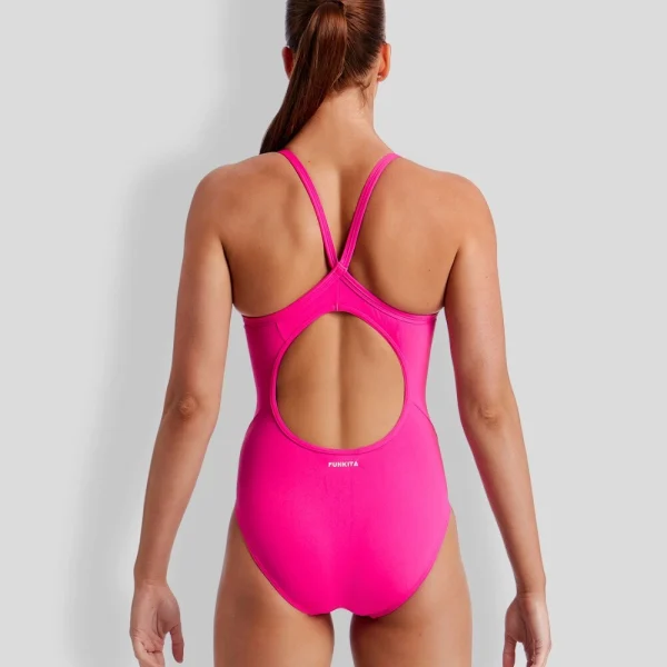 Funkita Diamond Back Strój kąpielowy still pink 4 Funkita kostium damski Still Pink