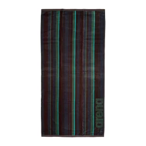 Recznik_plazowy_arena_BEACH_TOWEL_MULTISTRIPES_II_007302100 Arena ręcznik BEACH TOWEL MULTISTRIPES II black