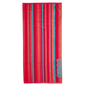 Arena ręcznik BEACH TOWEL MULTISTRIPES II coral