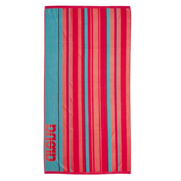 Recznik_plazowy_arena_BEACH_TOWEL_MULTISTRIPES_II_007302200_1 Arena ręcznik BEACH TOWEL MULTISTRIPES II coral