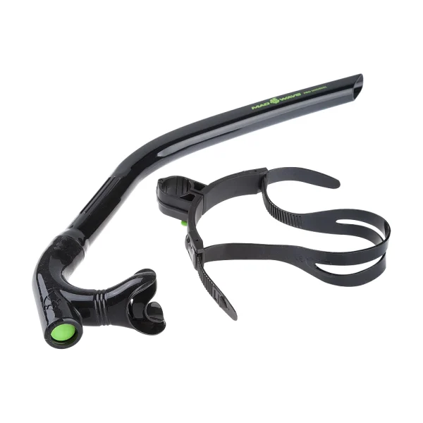 MAD_WAVE_RURKA_CZOLOWA_SNORKEL_TRAINER_PRO_BLACK_M077301001W_2 Mad Wave rurka czołowa z zaworem Trainer Pro Black