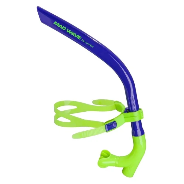 MAD_WAVE_RURKA_CZOLOWA_SNORKEL_TRAINER_PRO_NAVY_LIME_M077301003W Mad Wave rurka czołowa z zaworem Trainer Pro Navy