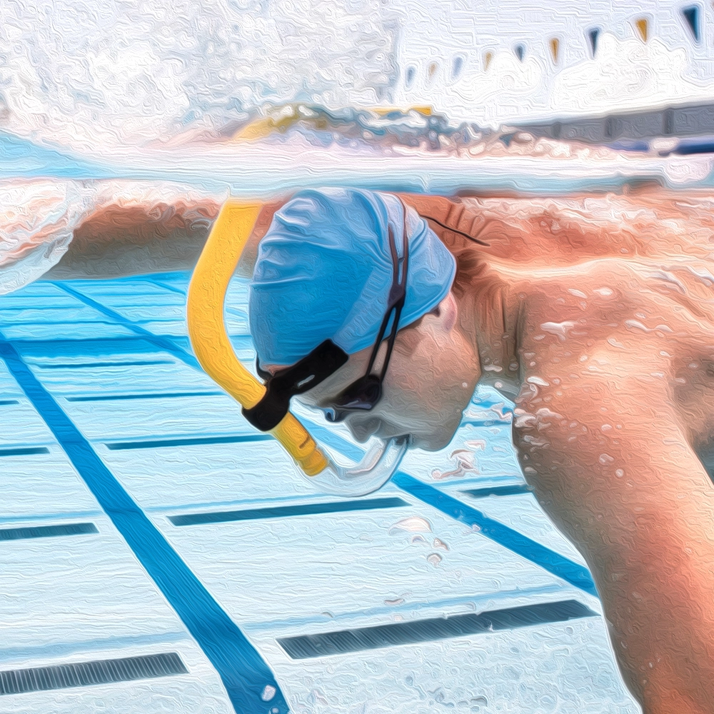 Arena rurka czołowa Swim Snorkel III Zielona