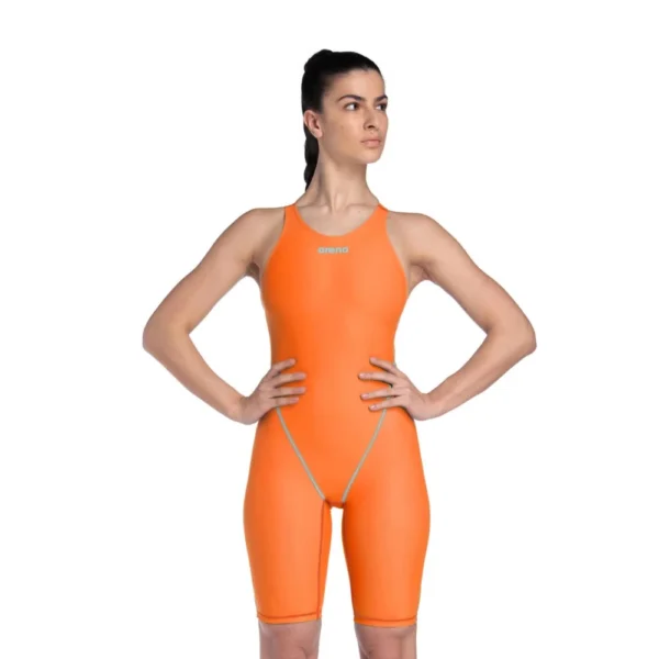 ARENA_006349403_STROJ_STARTOWY_POWERSKIN_NEXT_ORANGE_TEAL_1 Arena Powerskin Next damski ORANGE TEAL