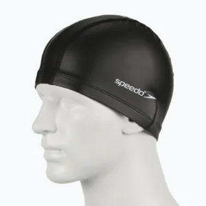 SPEEDO czepek Pace Cap Czarny – lycrowy czepek redukcja oporu 8%