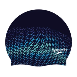 SPEEDO-CZEPEK-TRENINGOWY- SLOGAN-PRINT-8-0838501529 Speedo czepek Slogan Navy