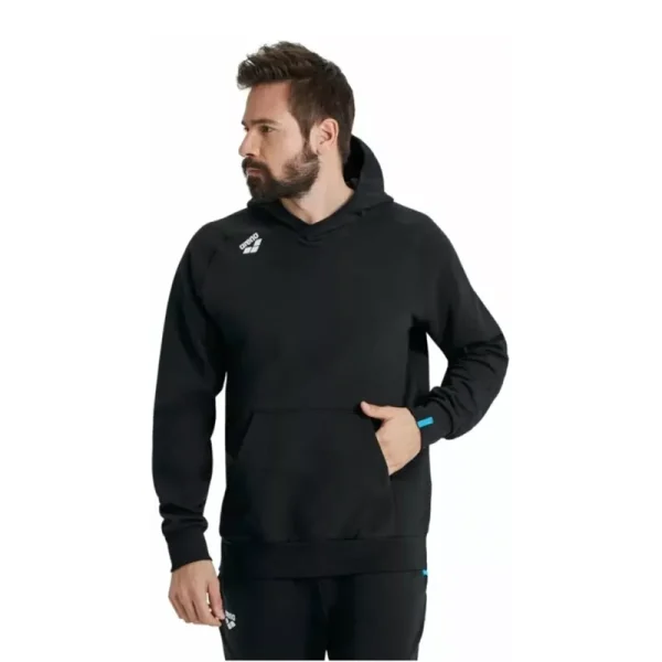 Arena bluza team hooded sweat panel L Czarna 004904500 1 Arena bluza team hooded sweat panel Czarna