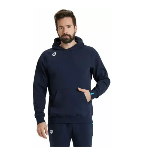 Arena bluza team hooded sweat panel navy