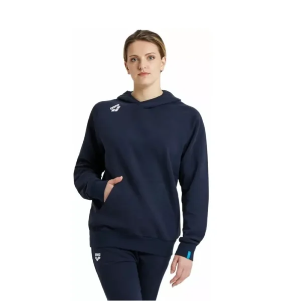 Arena bluza team hooded sweat panel navy