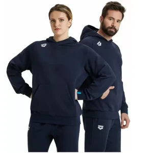 Arena bluza team hooded sweat panel navy