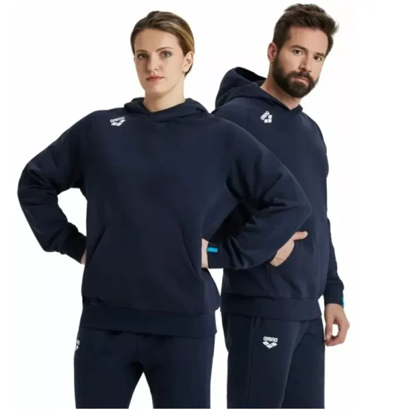 Arena bluza team hooded sweat panel navy