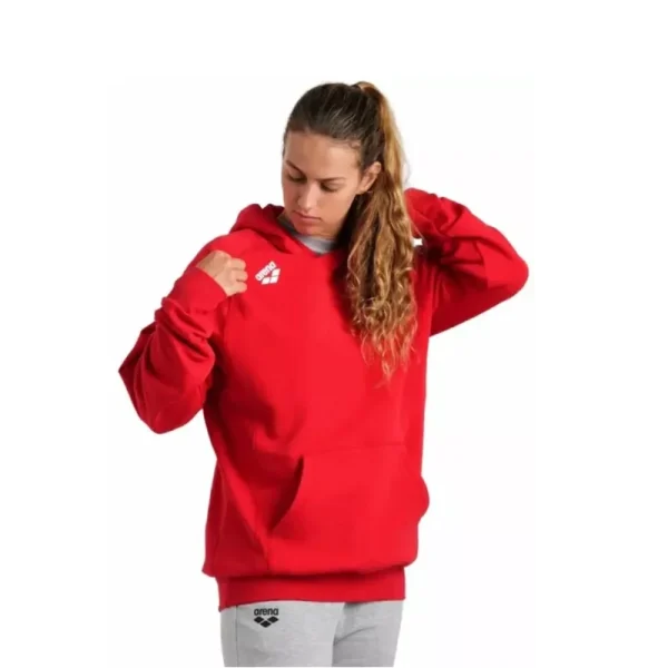 Arena bluza team hooded sweat panel RED 004904400 2 Arena bluza team hooded sweat panel red