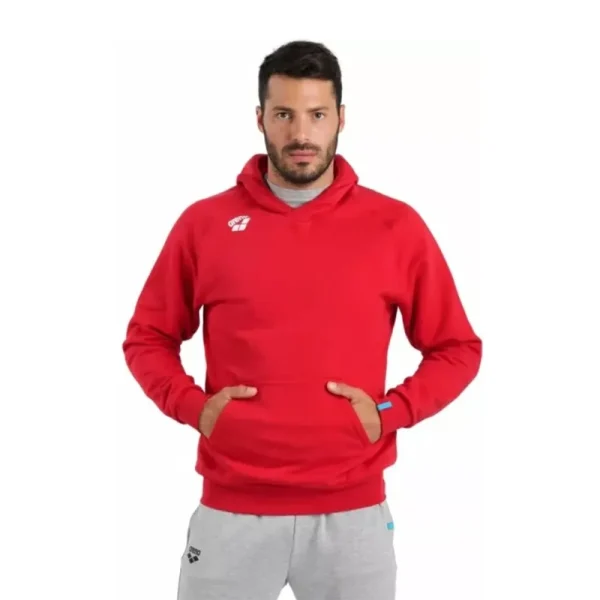 Arena bluza team hooded sweat panel RED 004904400 3 Arena bluza team hooded sweat panel red