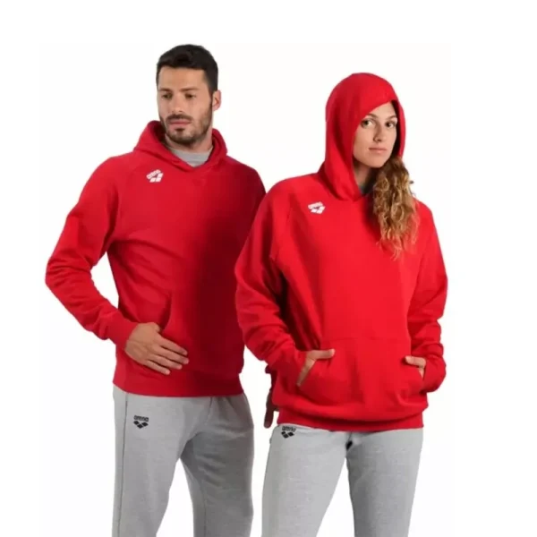 Arena bluza team hooded sweat panel RED 004904400 Arena bluza team hooded sweat panel red
