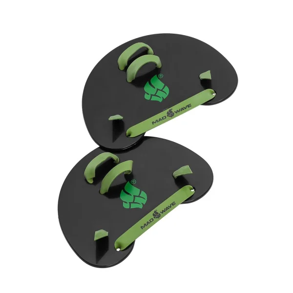 MAD WAVE FINGER PADDLES CLASSIC CZARNO ZIELONY M074505000W MAD WAVE FINGER PADDLES wiosełka na palce