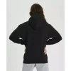 Arena bluza team hooded jacket panel Czarna