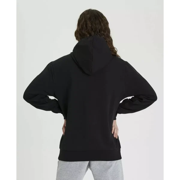 Arena bluza team hooded jacket panel Czarna