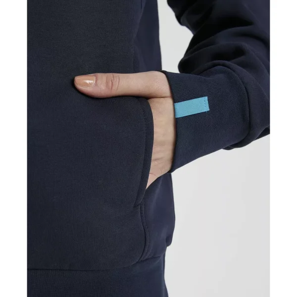 Arena bluza team hooded jacket panel Navy