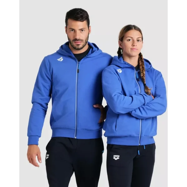 Arena bluza team hooded jacket panel Royal