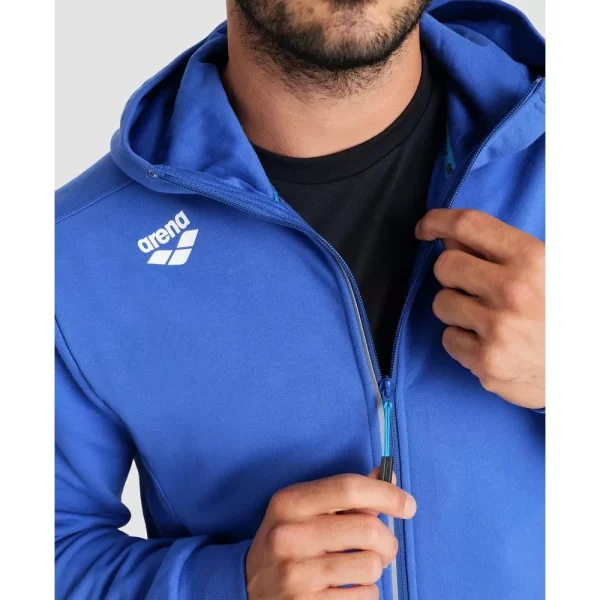 Arena bluza team hooded jacket panel Royal