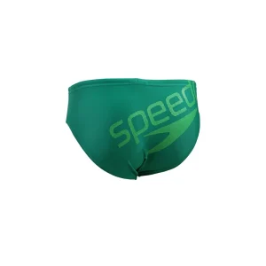 kapielowki_chlopiece_logo_zielone_)805533A821 Speedo kąpielówki chłopięce Logo zielone 152 cm
