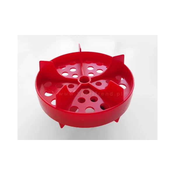 Krążek do liny basenowej 106 mm z wcięciem red