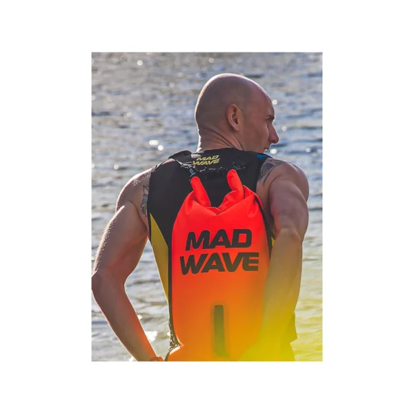 Boja asekuracyjna MAD WAVE DRYBAG orange