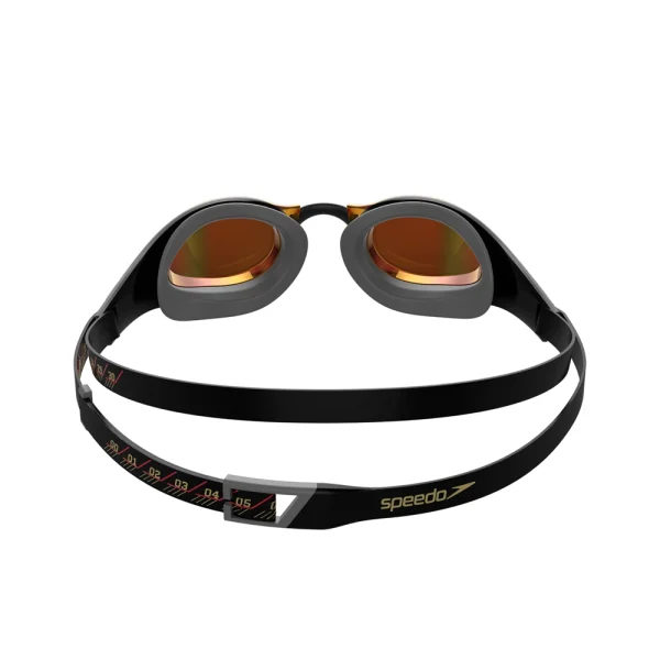okulary startowe Speedo Fastskin Pure Focus Mirror Black Gold 811778A260 1 Speedo Fastskin Pure Focus Mirror Black Gold