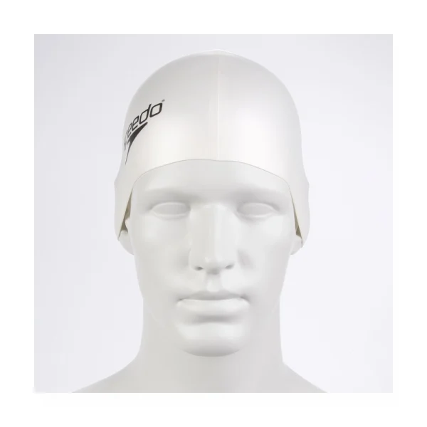 Speedo czepek silikonowy Flat Biały