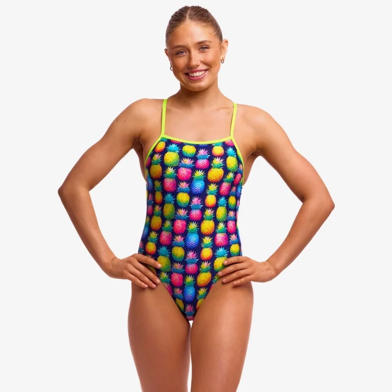 funkita kostium treningowy plywacki FKS036L7237814 Ladies Tie Me Tight One Piece Pine Gap 2 funkita kostium treningowy pine gap damski