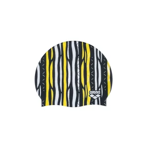 Czepek Arena HD CAP STRIPES - silikonowy czepek pływacki z wzorem pasków