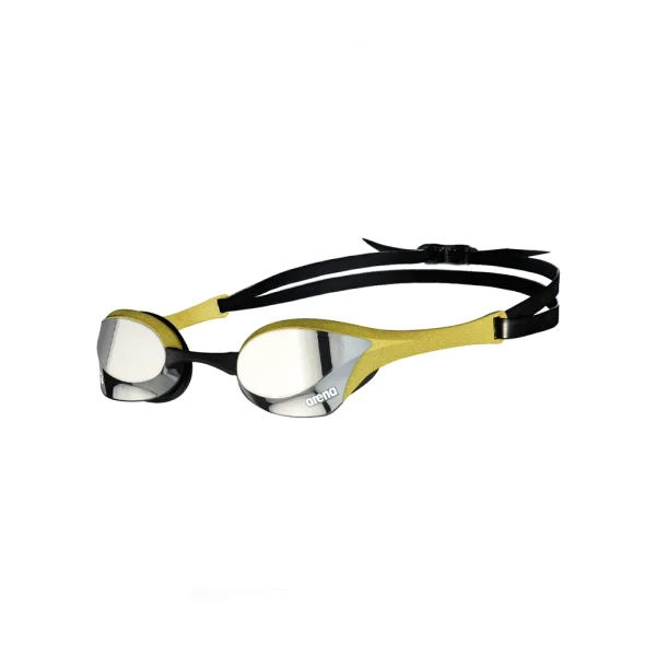 cobra_ultra_Swipe_mirror_silver_gold_002507530 Okulary Arena Cobra Ultra Swipe Silver Gold - zawodowe okulary pływackie z technologią Swipe